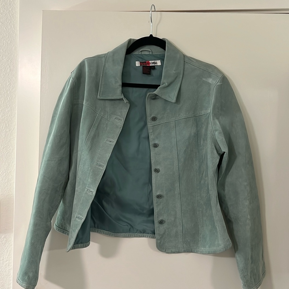 Live a Little vintage suede jacket